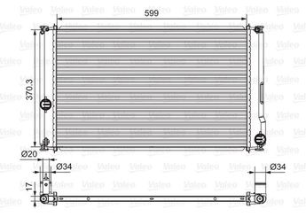 Su Radyatörü  VALEO 701657  164000T240 1640037240 16400-37240 16400-0T240 1640037230 16400-37230 1640037260 16400-37260 164000T250 16400-0T250