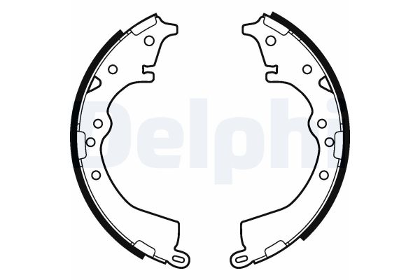 Fren Pabuçlu Balata Arka Toyota Hilux (KUN)(2005->)  DELPHI LS2126