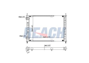 Su Radyatörü  KALE 0129261PA  46462526 46514419 46518233 71751280 7767441 K46462526 K46514419 K46518233 46480707