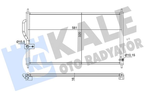 Klima Radyatörü  KALE 380500