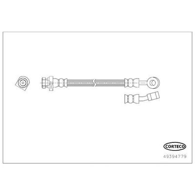 Fren Hortumu Arka Sağ Hyundai i30 (FD)(06.2007->)  MAHER 03985