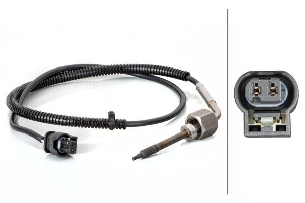 Egzoz Sıcaklık Sensörü  Mercedes E -Serisi Coupe (BM 207)(05.2009->)  HELLA 6PT 014 494-471