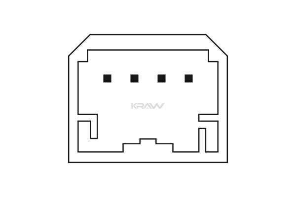 Cam Açma Düğmesi Ön Sağ Peugeot Bipper (02.2008->)  MCAR AN-227