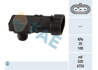 MAP Sensörü  HELLUX HLS8073  2508500QAA 2508500Q0B 93160018 93198487 4435200 223650035R 6001543614 7700101762 8200105165 8200121800 8200719629 93 198 487 25085-00Q0B 25085-00QAA 82007-19629 77 00 101 762 82 00 105 165 82 00 121 800 82 00 719 629