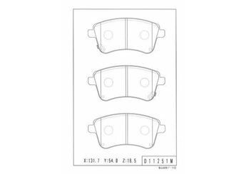 Fren Disk Balata Ön MANDO MBF015978  MBF015978 581011PA00