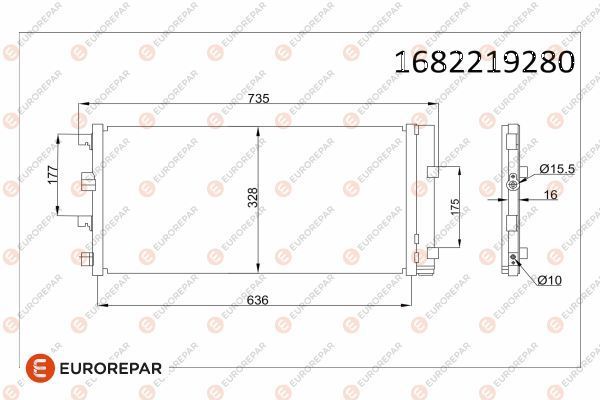 Klima Radyatörü  EUROREPAR 1682219280