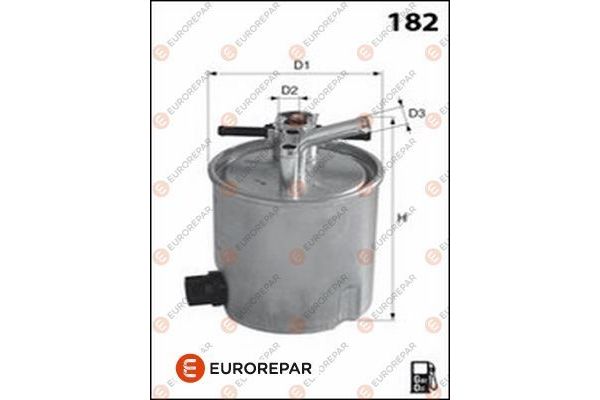 Yakıt Filtresi  Nissan X-Trail (T30)(06.2001->)  EUROREPAR 1643627980