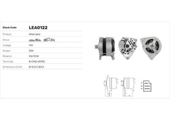 Alternatör  LUCAS ELEKTRIK LEA0122  5021162 82FB10300EA 84FB10300MB 86AB10300ABA 86AB-10300-ABA 86AB10300ACA 86AB-10300-ACA 86AB10300AB 86AB10300DB 86AB10300EB 87BB10300BA 89AB10300GA 1695613M91 A5T31772 A5T31773 A5T31774