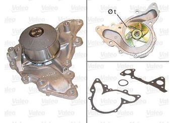 Devirdaim Su Pompası  VALEO 506539  4663296 1300A011 1300 A011 MD973025 MD973 025 MD977705 MD977 705 MD977708 MD978764 MD978 764 1300A012 MD973162 MD978741 MD978743 MD979169