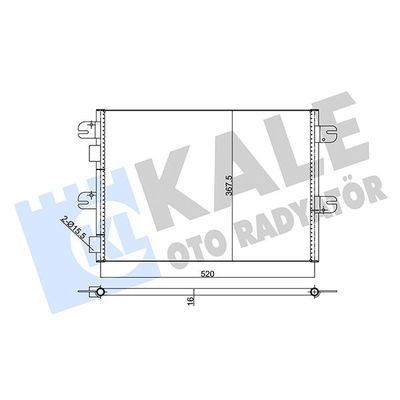 Klima Radyatörü  KALE 350345