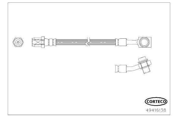 Fren Hortumu Arka Sağ veya Sol CAVO C901 308A