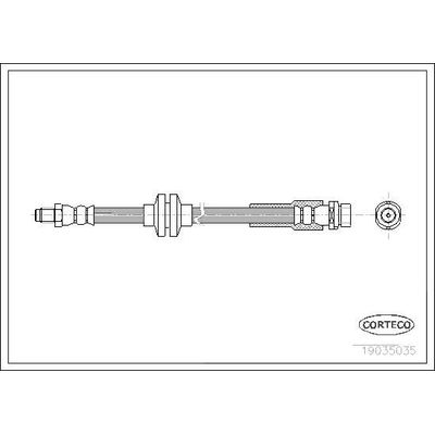 Fren Hortumu Arka Sağ veya Sol OSSCA 01367