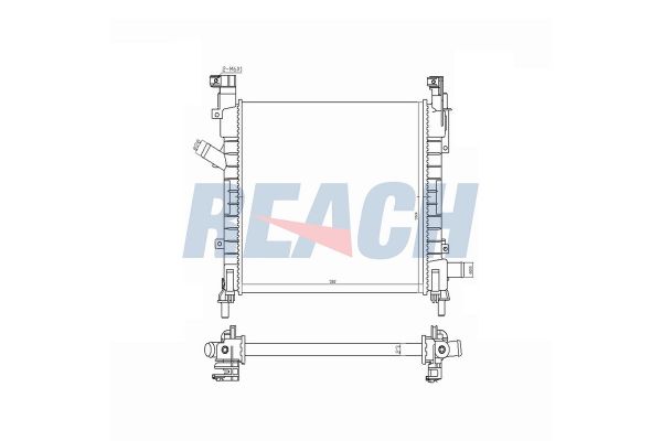 Su Radyatörü  Ford Streetka (CCS)(01.2003->)  VEKA 16-1837B