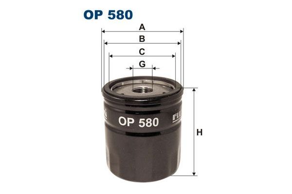 Yağ Filtresi  FILTRON OP 580