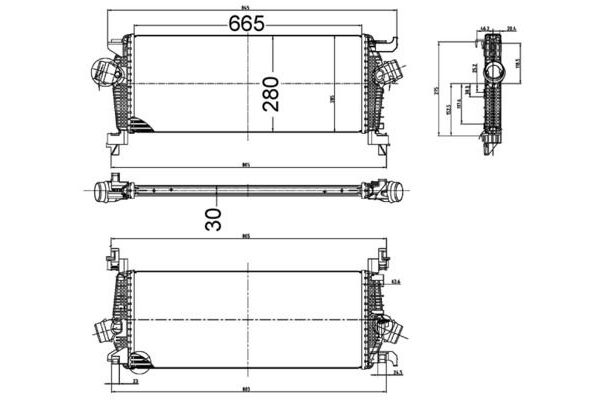 Turbo Radyatörü  MAHLE CI 515 000S