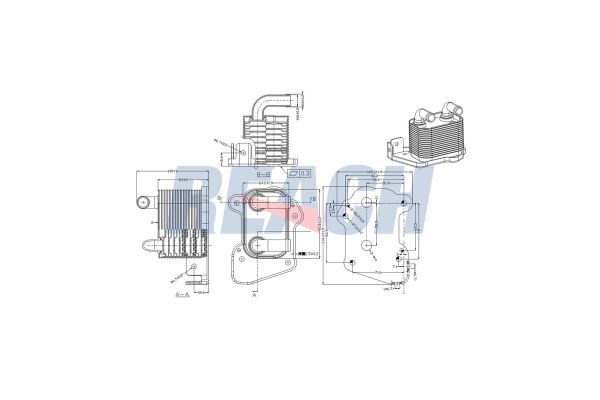 Motor Yağ Soğutucu  AKD OP146120