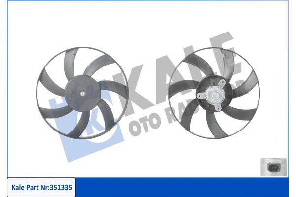 Radyatör Fan ve Motoru  KALE 351335