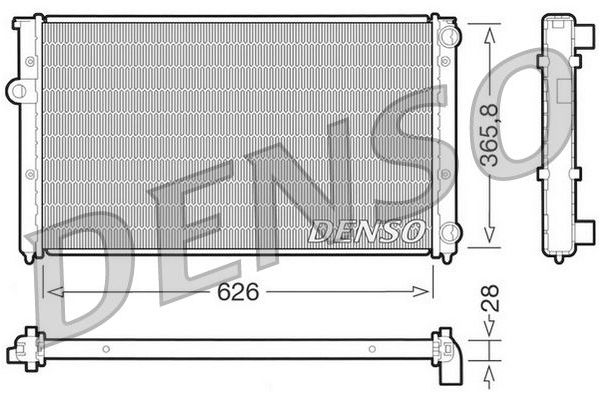 Su Radyatörü  DENSO DRM32027