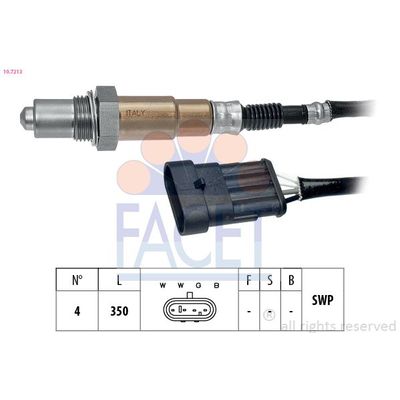 Oksijen (Lambda) Sensörü  Fiat Marea (185) Weekend (08.1996->)  NGK 90177