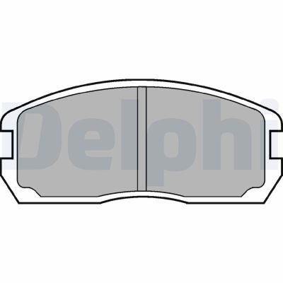 Fren Disk Balata Ön Mitsubishi Colt (C10)(1984->)  DELPHI LP467