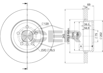 Fren Disk Ayna Arka Sağ ve Sol BRAXIS AE1420  34216775289 34 21 6 775 289