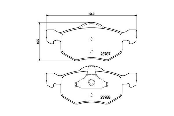 Fren Disk Balata Ön Ford Maverick (TM1)(01.2001->)  MAGNETI MARELLI 363700424056