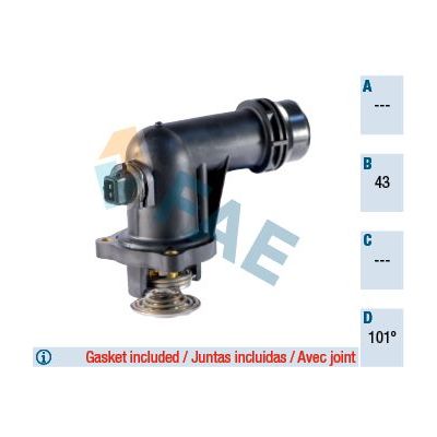Termostat 105 °C  BMW Z3 Serisi Roadster (E36)(1996->)  MGA 85188