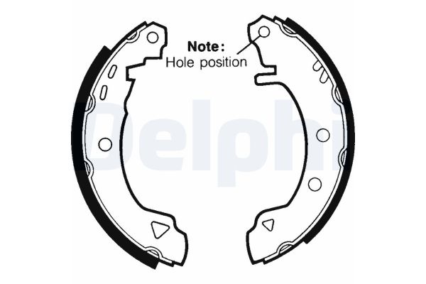 Fren Pabuçlu Balata Arka DELPHI LS1402