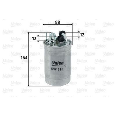 Yakıt Filtresi  Audi A8 Sedan (D2)(10.1998->)  VALEO 587515