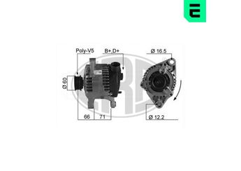Alternatör  FIAT ORJINAL 46428734  46428734