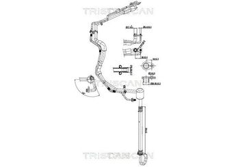 Klima Hortumu  PSA ORJINAL 6460XV  6460XV 6460.XV 6477R0 6477.R0