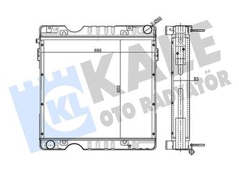 Su Radyatörü  BEHR 8MK 376 769 751  91CT 8005 C1C