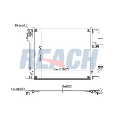 Klima Radyatörü  VEKA 43-3119