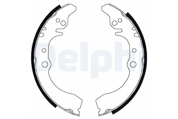 Fren Pabuçlu Balata Arka DELPHI LS1823