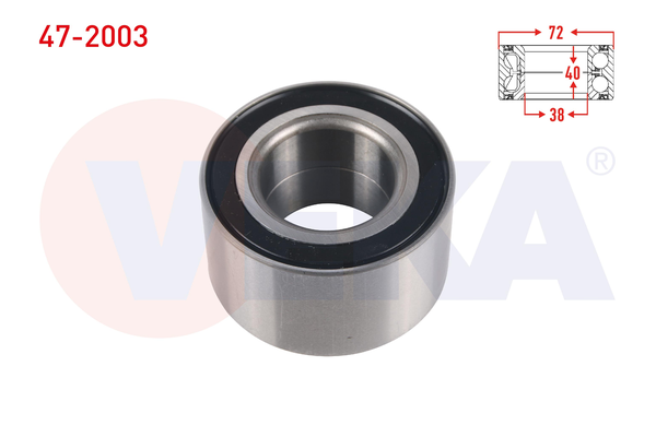 Teker Rulmanı Ön Sağ veya Sol VEKA 47-2003