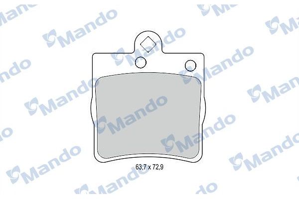 Fren Disk Balata Arka Chrysler Crossfire Cabrio (2004->)  MANDO MBF015140