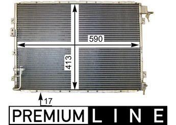 Klima Radyatörü  MAHLE AC 421 000P  976063E000 976063E001 97606-3E001