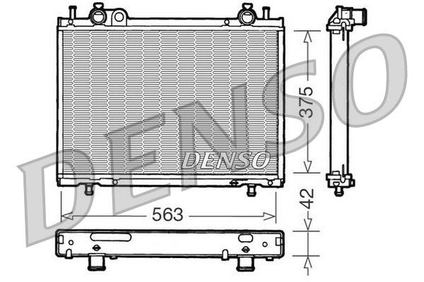 Su Radyatörü  DENSO DRM09021