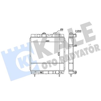 Su Radyatörü  KALE 0404052PA