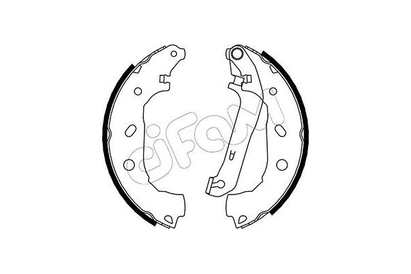 Fren Pabuçlu Balata Arka CIFAM 153-138