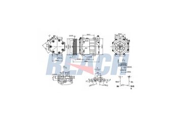 Klima Kompresörü  NRF 32742G  8200117767 6001548723 6001549991 7711497528 8200526884 8200600135 8200603434 8200781487 8200781489 8200802608 8200802609 8200866440 8200866441 926000097R 926000160R 926006229R