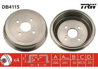 Kampana Arka Sağ veya Sol APALI 3117  4243120250 4243112130 42431-12130 4243112180 42431-12180 42431-20250