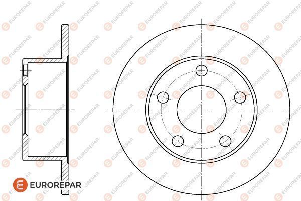 Fren Disk Ayna Arka Sağ ve Sol Audi A6 Avant (C4)(06.1994->)  EUROREPAR 1618874680