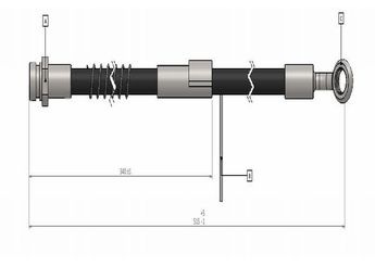 Fren Hortumu Ön Sağ veya Sol CAVO C800 700A  5873122000 58731-22000 5873122100