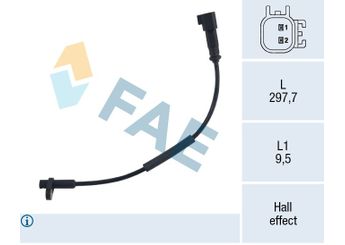 Abs Sensörü Ön Sağ veya Sol FOMOCO BK312B372AA  BK312B372AA 1817685 BK31-2B372-AA