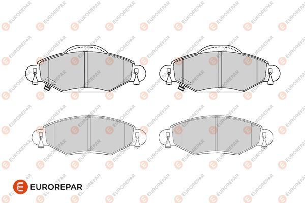 Fren Disk Balata Ön Toyota Yaris (NCP1/NLP1/SCP1)(1999->)  EUROREPAR 1686266180
