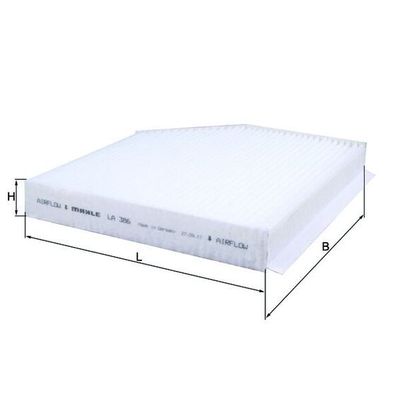 Polen Filtresi  Audi S5 Coupe (8T)(06.2007->)  MAHLE LA 386