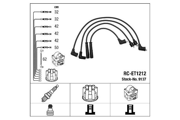 Buji Kablosu  NGK 9137