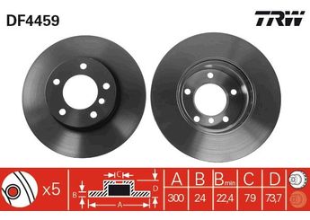 Fren Disk Ayna Ön Sağ ve Sol TRW DF4459  34116783752 34116764643 34 11 6 764 643 34116772669 34 11 6 772 669 34116854998 34 11 6 854 998 6764643 6 764 643 6772669 6 772 669 6854998 6 854 998