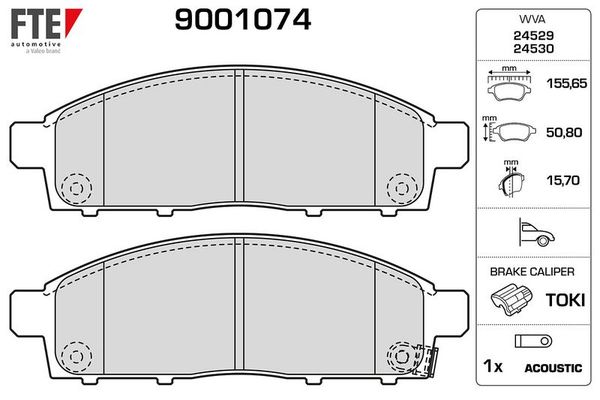 Fren Disk Balata Ön FTE 9001074